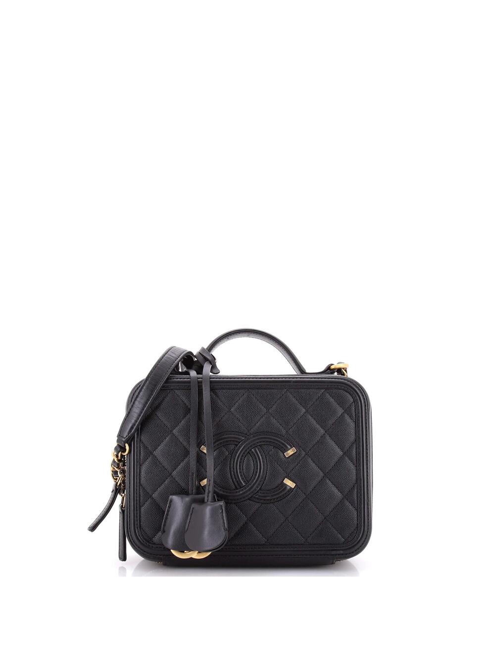 Chanel Filigree Vanity Case Quilted #301634C43B